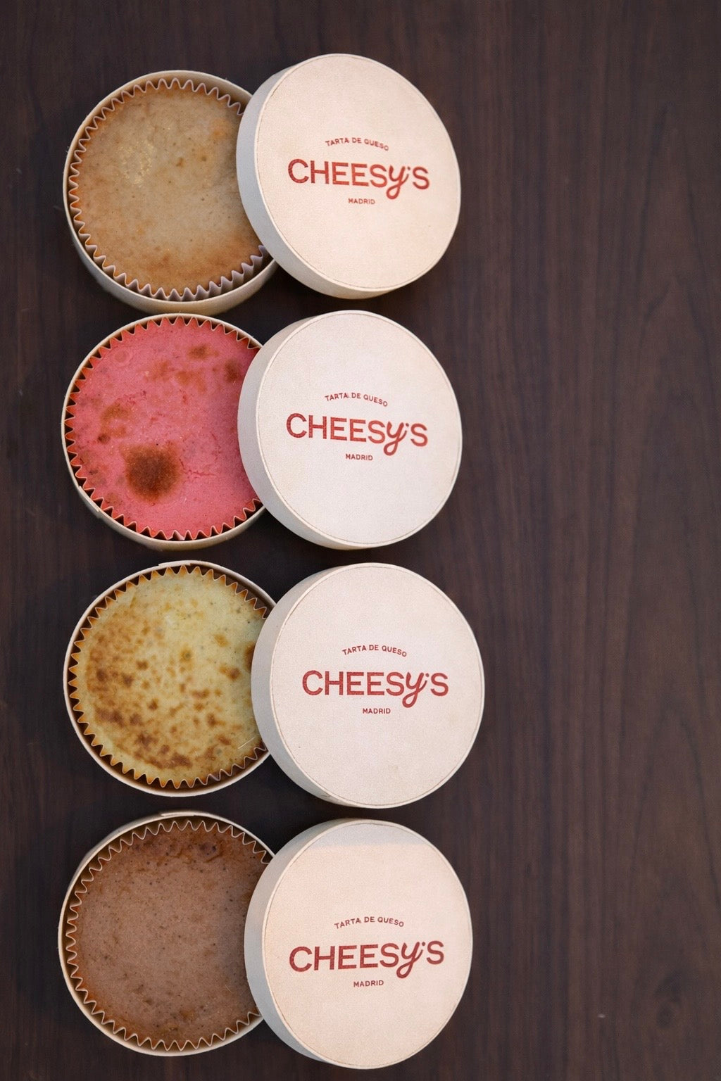 Mini tarta de queso Nutella