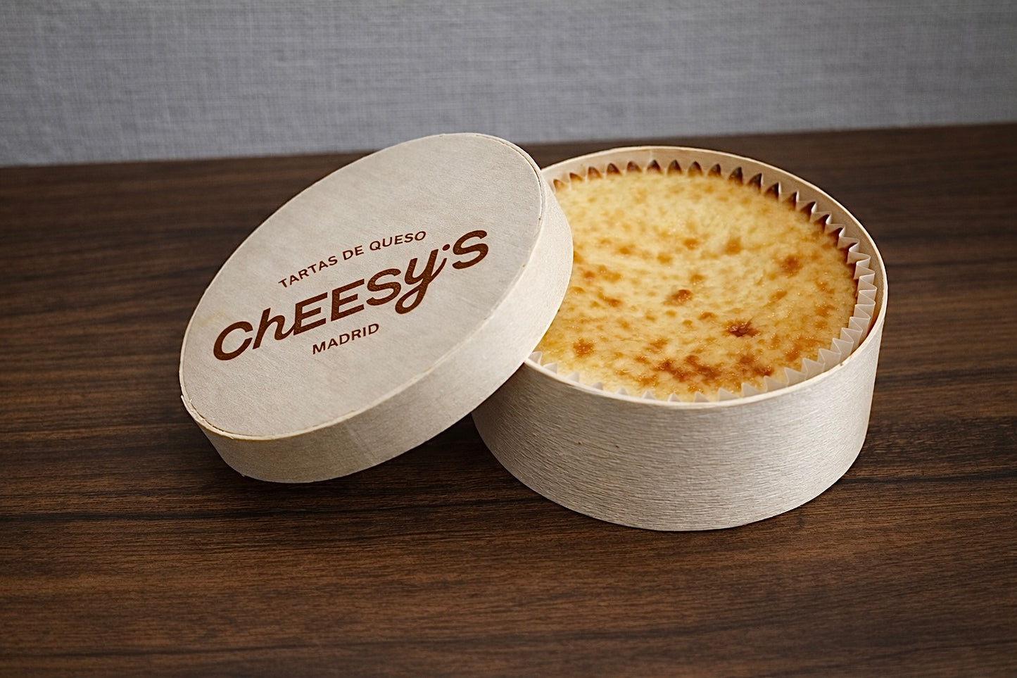 Mini tarta de queso azul