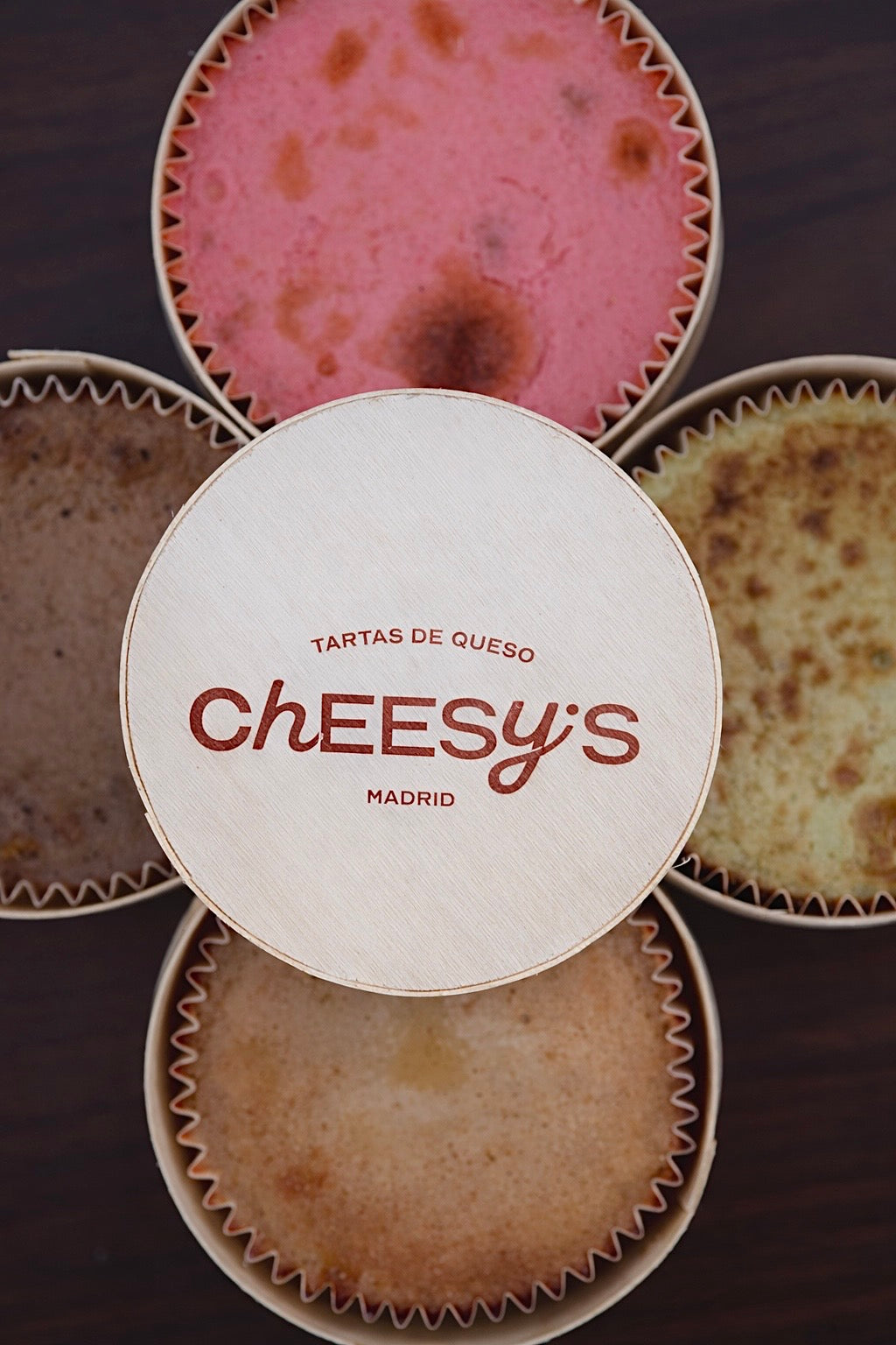 Mini tarta de queso y coco