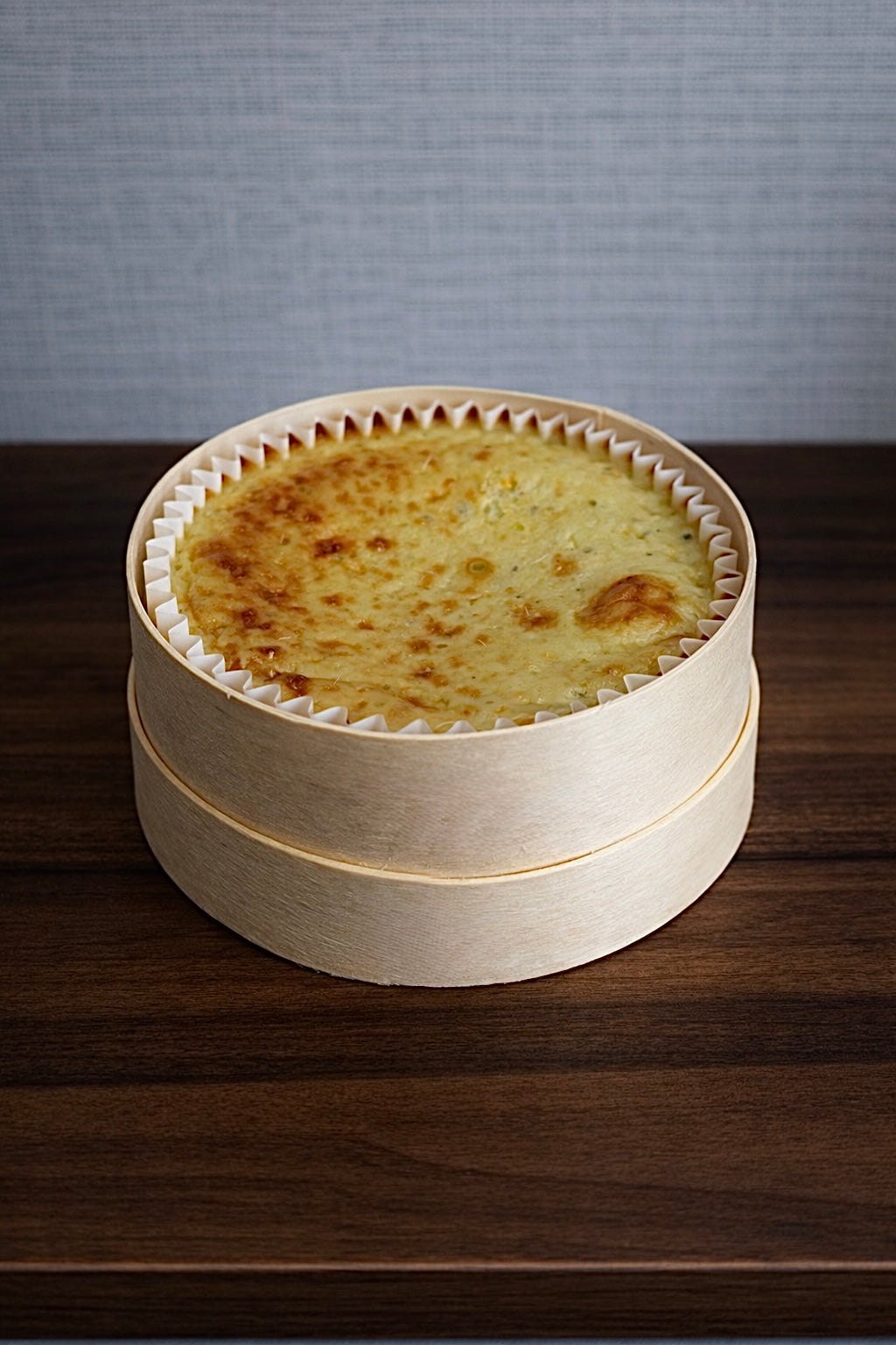 Mini tarta de queso pistacho